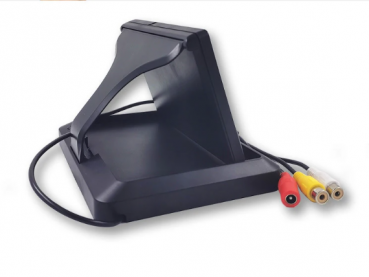 Preview: Klappbarer 5" Monitor mit 2 x Video Eingang